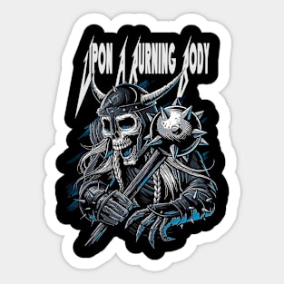 UPON A BURNING BODY MERCH VTG Sticker